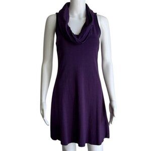 Three Dots Sleeveless Cowl Neck Dress in Purple – Size M